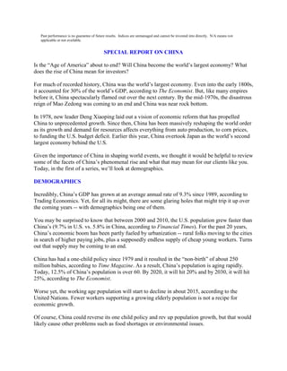 Hyre Weekly Commentary