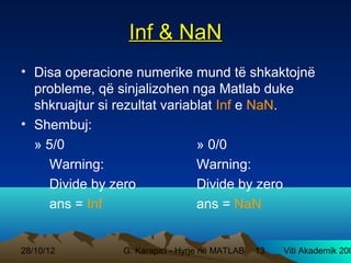 Hyrje ne matlab | PPT