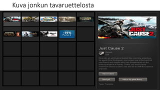 Kuva jonkun tavaruettelosta
 