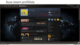 Kuva steam profiilista
 