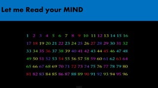 Let me Read your MIND
 