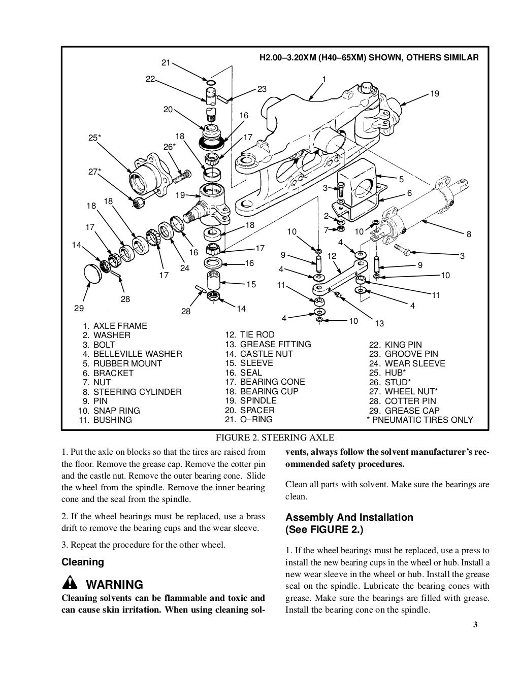 Hyster a216 (j40 xm) forklift service repair manual