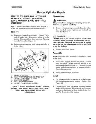 Hyster c098 (e100 xl3s) forklift service repair manual PDF