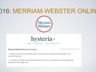 016: MERRIAM-WEBSTER ONLIN
 