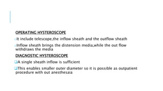 Hysteroscopy agp | PPTX