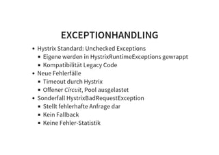 Hystrix in Action - Ein Weg zu robuster Software