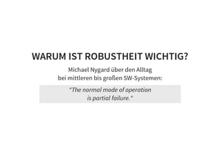 Hystrix in Action - Ein Weg zu robuster Software