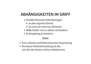 Hystrix in Action - Ein Weg zu robuster Software