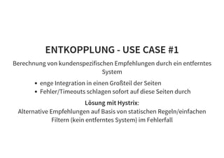 Hystrix in Action - Ein Weg zu robuster Software