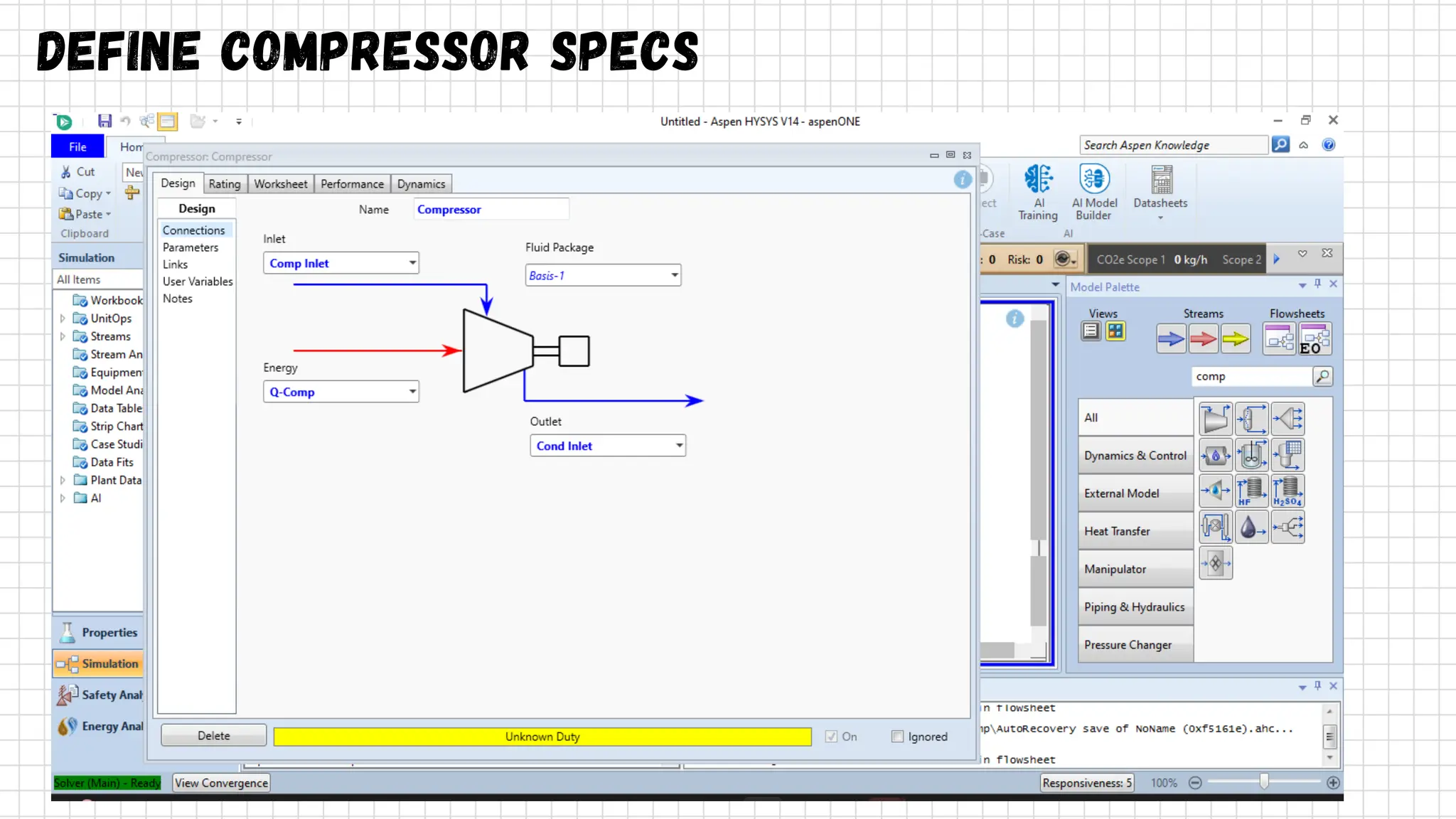 Define Compressor Specs