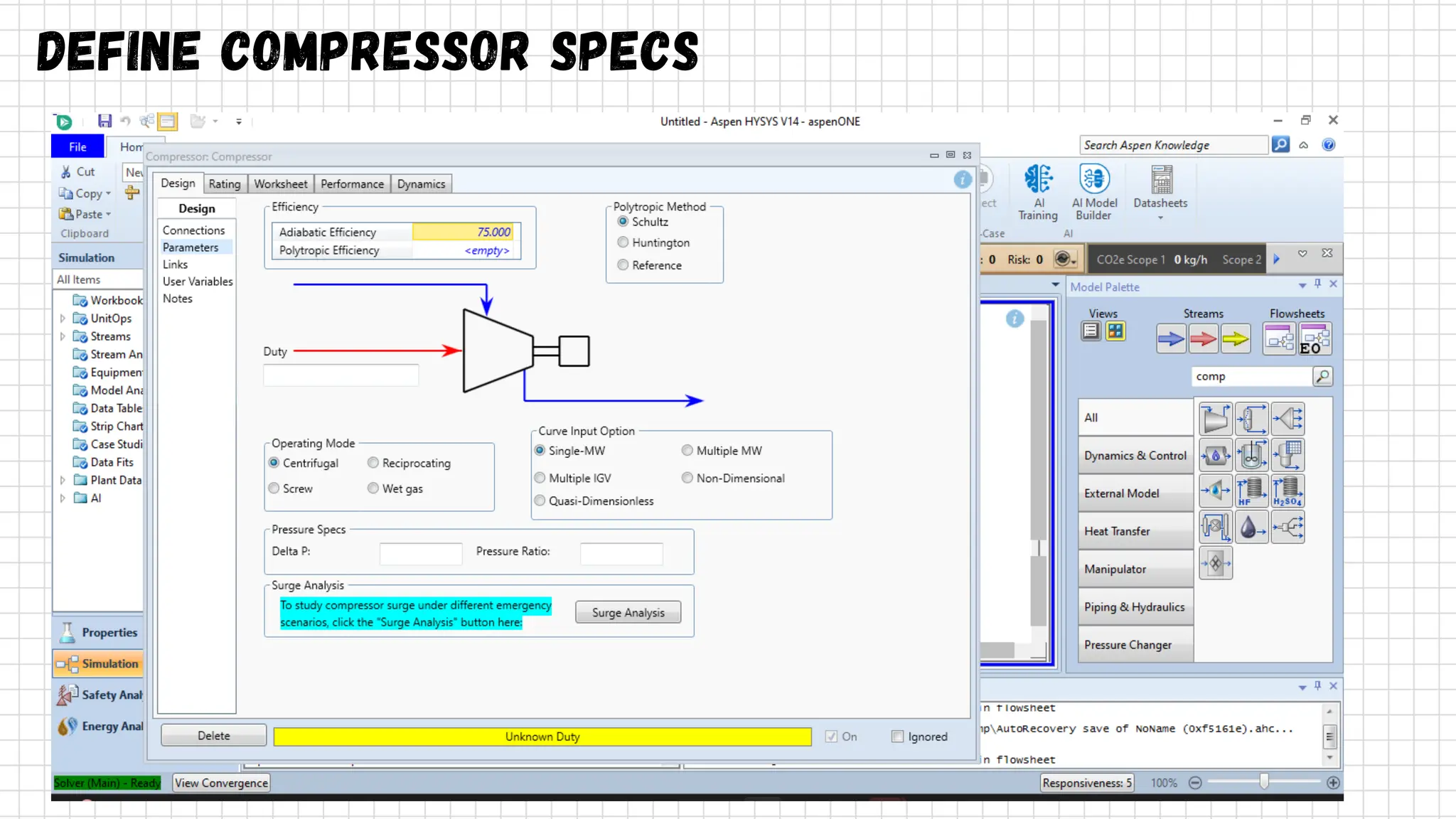 Define Compressor Specs