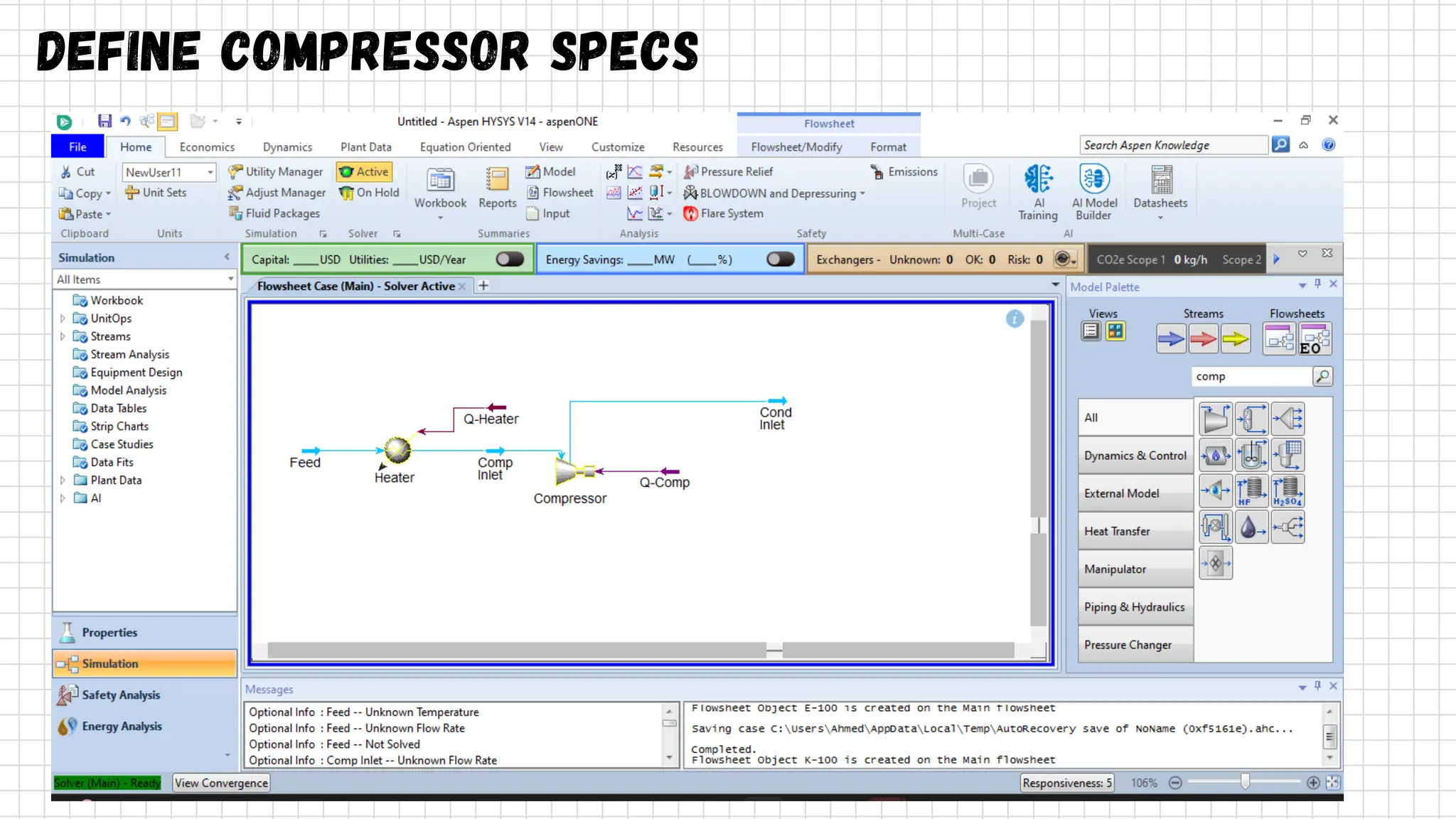 Define Compressor Specs