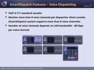 Voip Vocoder Bandwidth Hytera_Smart_Dispatch Product Introduction-V1.3.1.pptx
