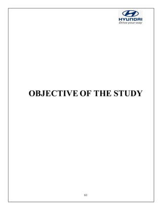 61
OBJECTIVE OF THE STUDY
 