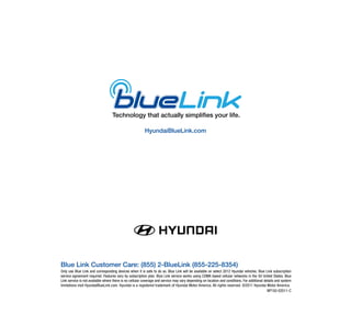 Hyundai BlueLink Brochure Glenbrook Hyundai Happy Car Store Fort Wayne ...
