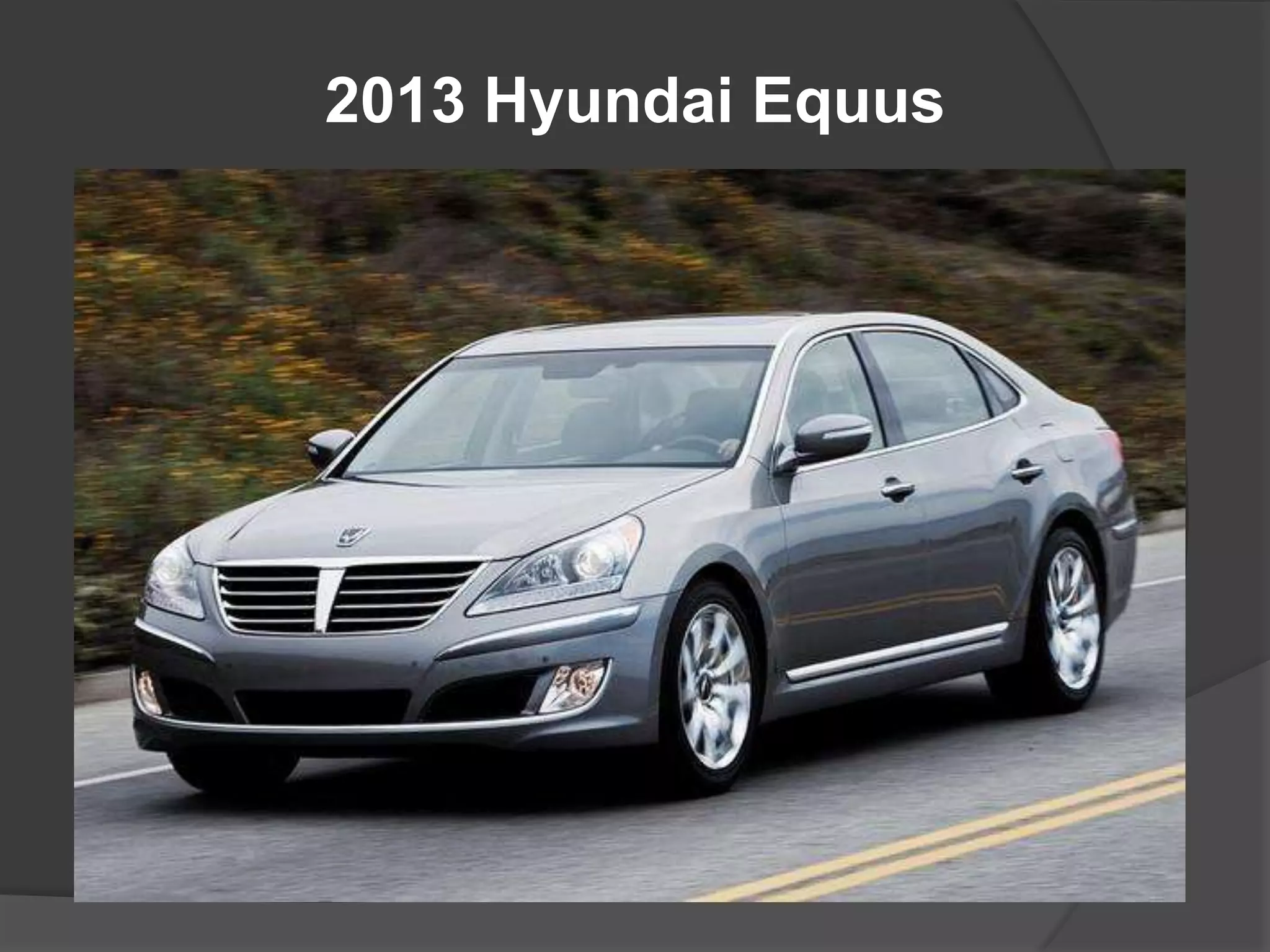 2013 Hyundai Equus