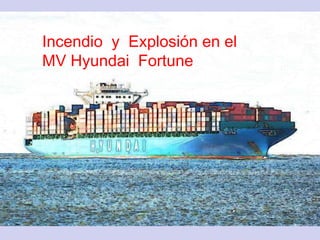Incendio y Explosión en el
MV Hyundai Fortune

Hyundai Fortune
sailor1

 