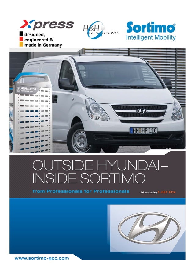 Hyundai h1 Sortimo Catalogue PDF