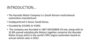 Hyundai motors | PPT