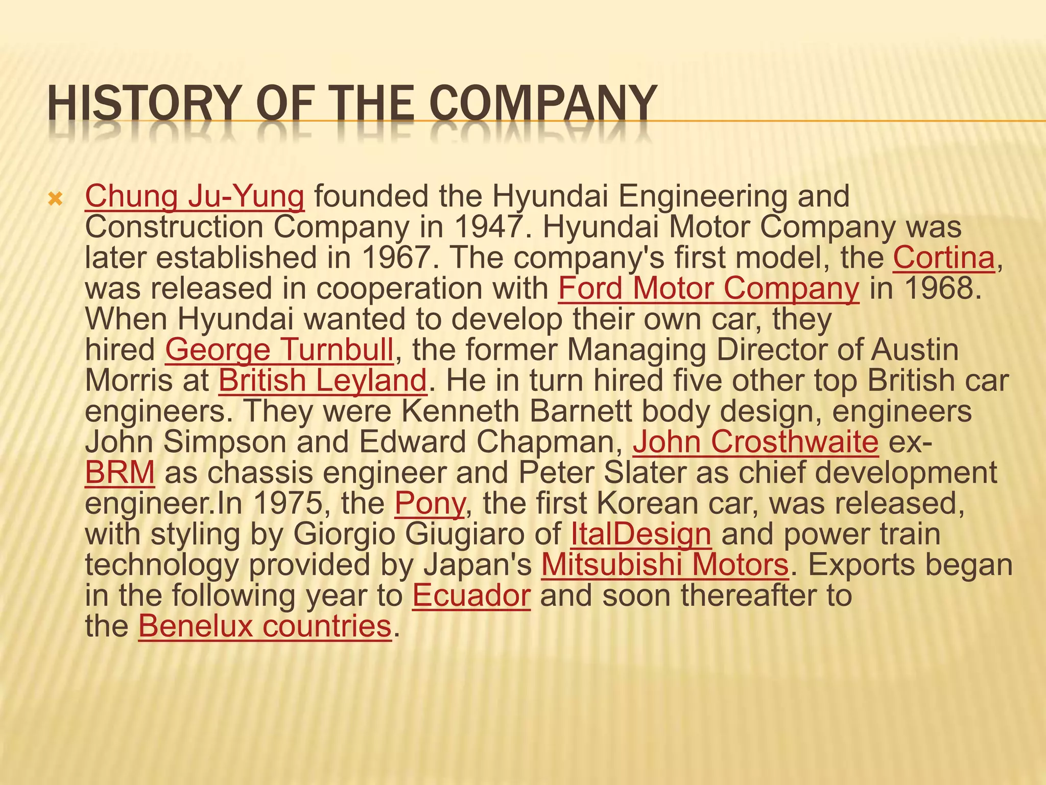 Hyundai Motor Company/india | PPTX