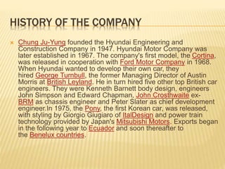 Hyundai Motor Company/india | PPTX | Automotive Industry | Industries