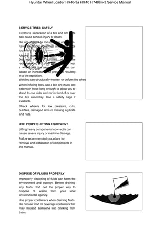 Hyundai Wheel Loader Hl740-3a specs Service Manual.pdf