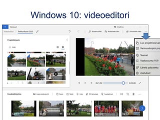 Windows 10: videoeditori
 