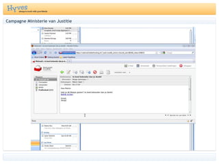 Campagne Ministerie van Justitie 