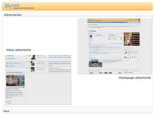 Advertorials Homepage advertorial Inbox advertorial Back 