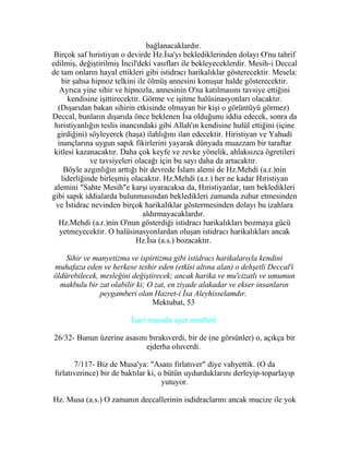 Hz. Isa Aleyhisselam Ve Mehdi