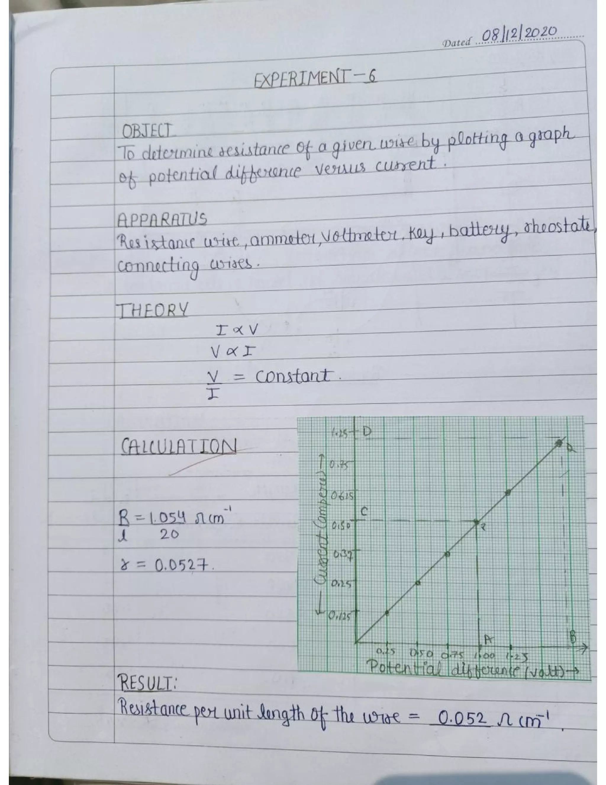 Cbse Class 12 Physics practical file/record 2021-22 | PDF
