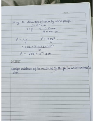Cbse Class 12 Physics practical file/record 2021-22