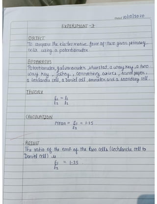 Cbse Class 12 Physics practical file/record 2021-22