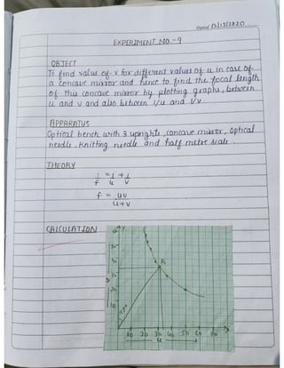 Cbse Class 12 Physics practical file/record 2021-22 | PDF