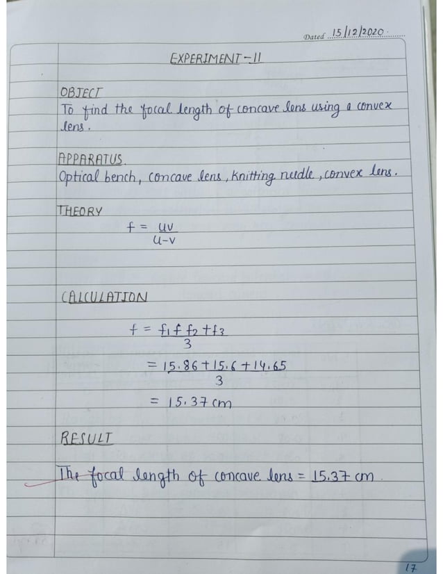 Cbse Class 12 Physics practical file/record 2021-22 | PDF