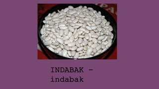 INDABAK -
indabak
 