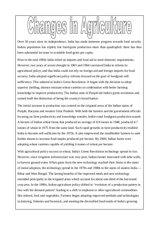 Agriculture Agriculture