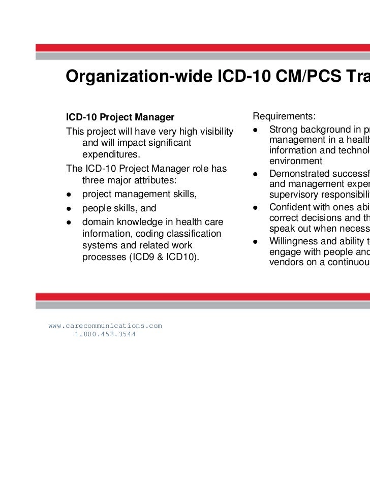 Organization-wide ICD-10 Training