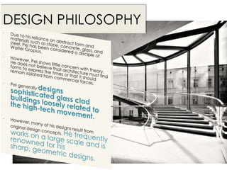 DESIGN PHILOSOPHY
 