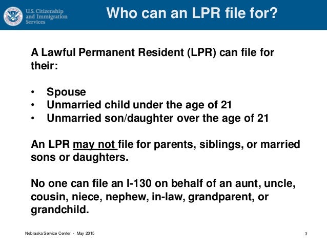 Form I 130 Petition For Alien Relative