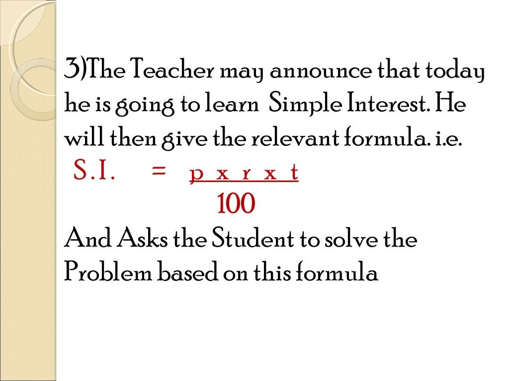 INDUCTIVEDEDUCTIVE METHOD OF TEACHING MATHEMATICS