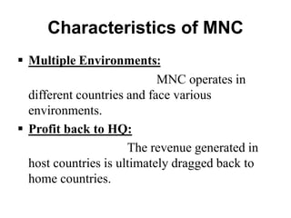 International Business - How MNC keep local company at bay... | PPTX