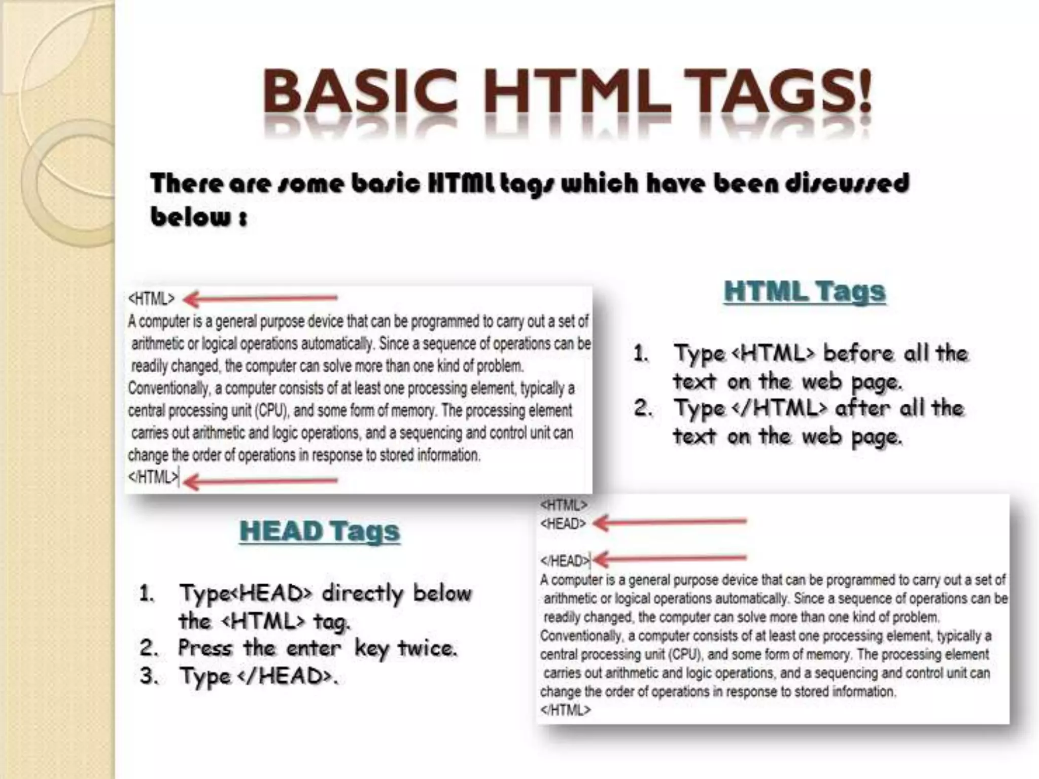 HTML PowerPoint Presentation
