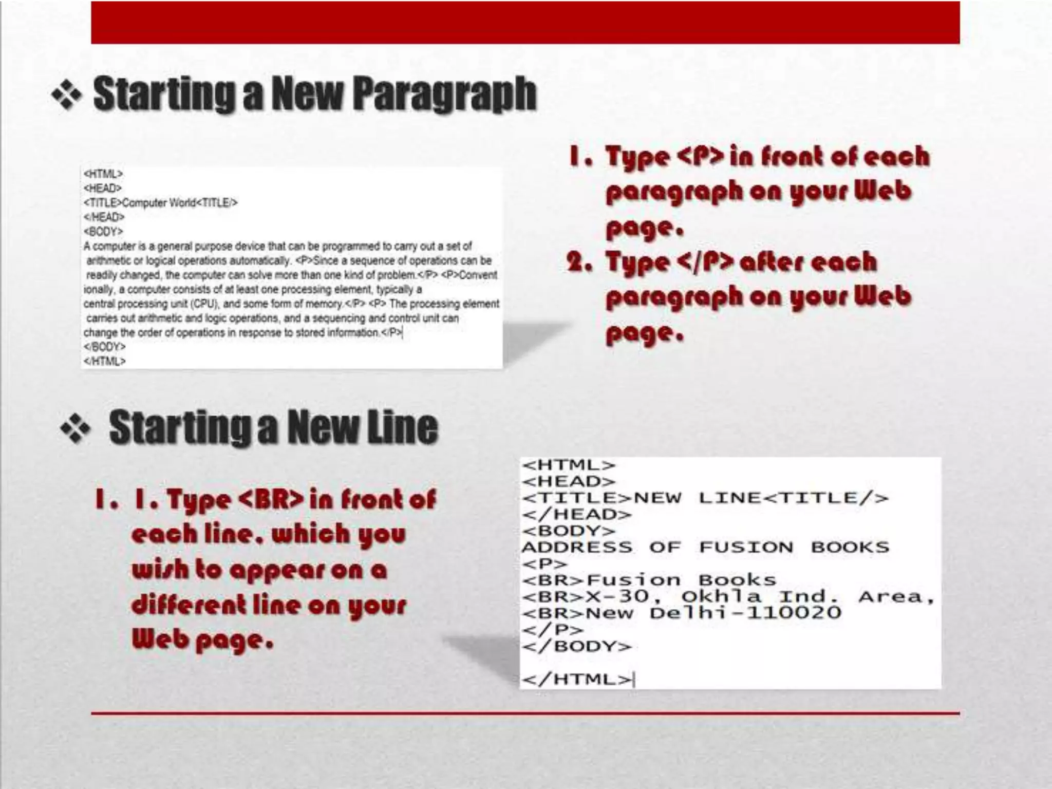 HTML PowerPoint Presentation