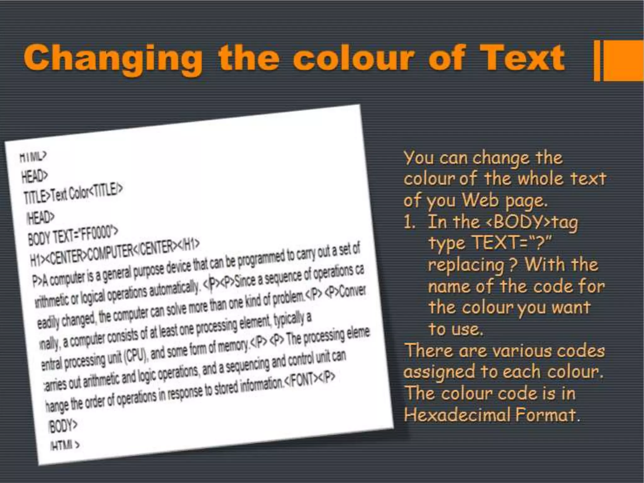 HTML PowerPoint Presentation