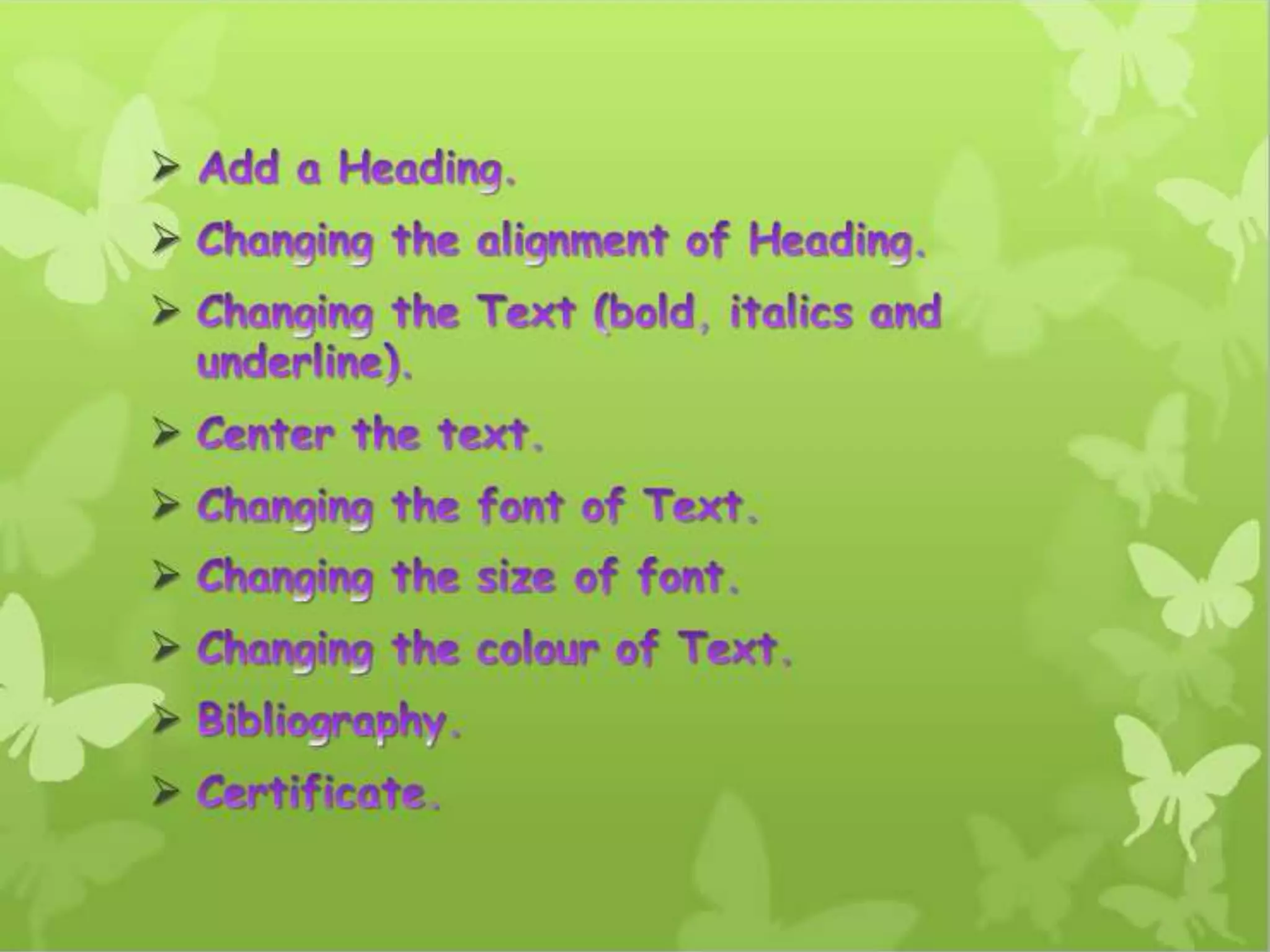 HTML PowerPoint Presentation