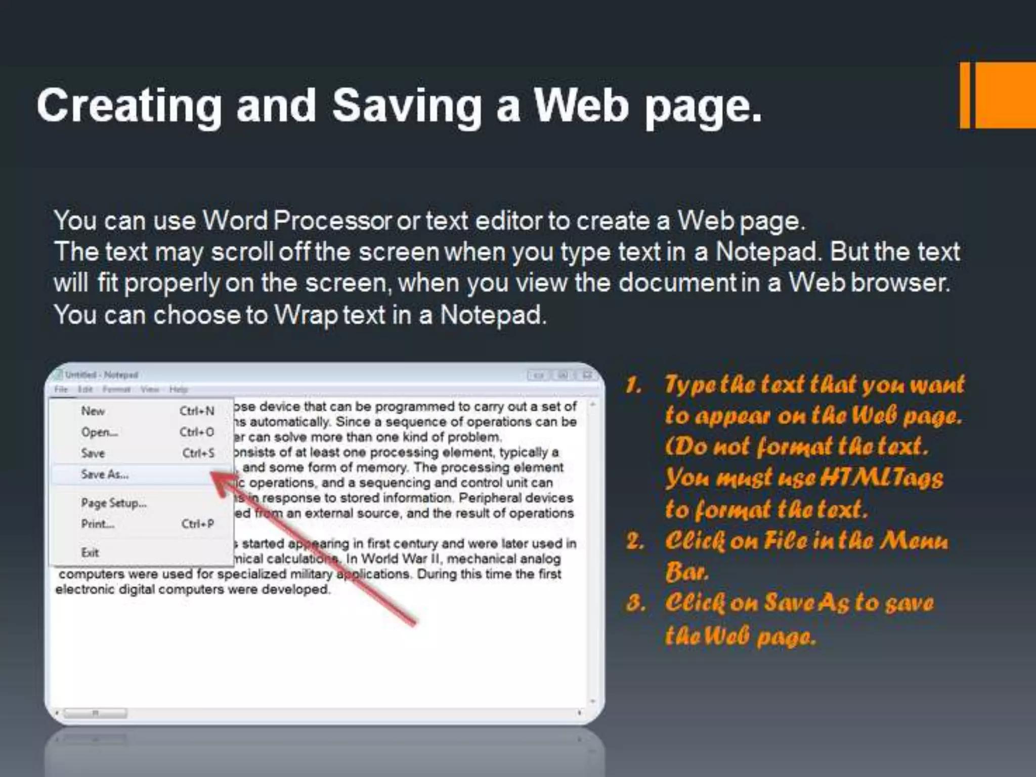 HTML PowerPoint Presentation