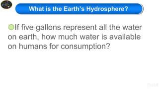 I. b. earth and earth systems