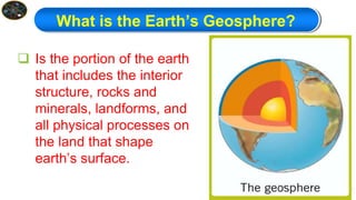 I. b. earth and earth systems