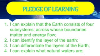I. b. earth and earth systems